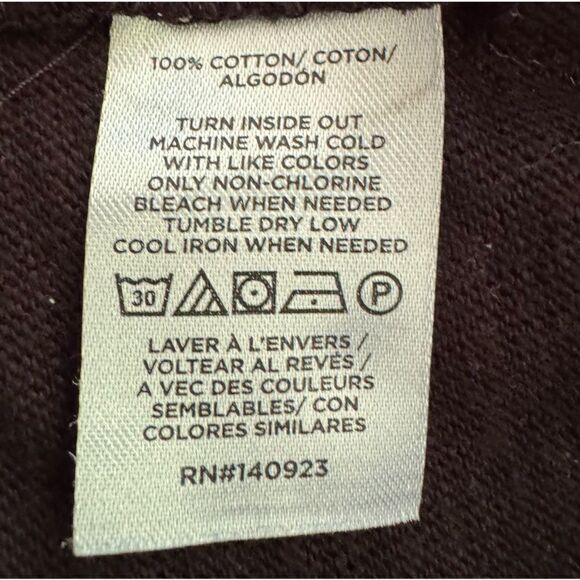 Loft Polka Dot Hearts Double Button Top Size Medium - Picture 5 of 5